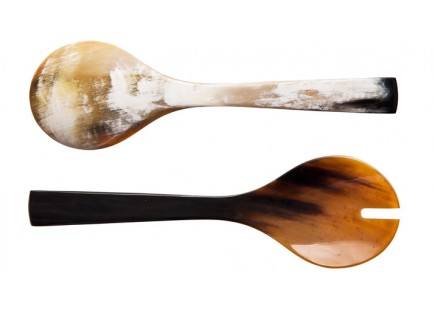 Twos Company Horn Salad Servers 2/pc